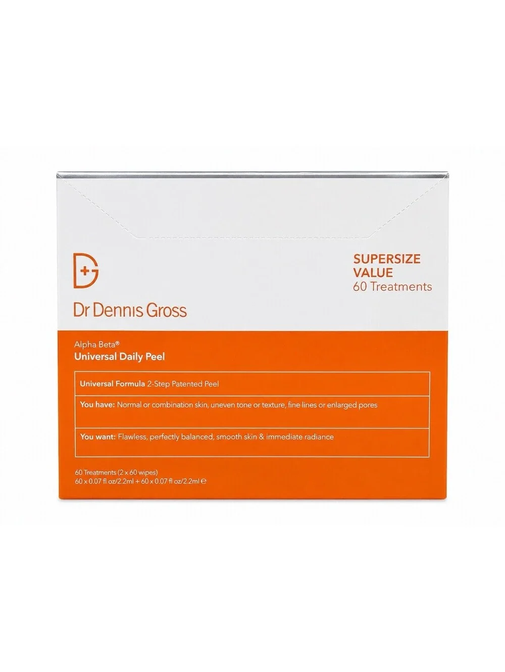 Dr Dennis Gross Alpha Beta Universal Daily Peel 60 Treatments EXP 02/2027 NEW